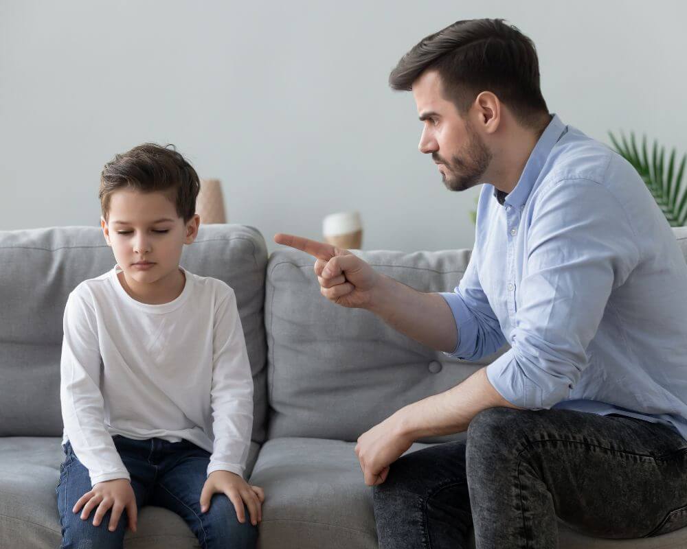 narcissist parent with less empathy towards child